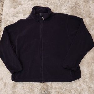 Woolrich Navy Blue Fleece Zip Jacket xxl